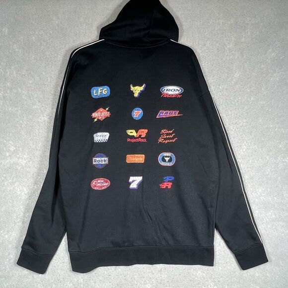 Under Armour UA x Project Rock Icon Fleece Sweatshirt Hoodie SZ: XL 1389916 001 - Picture 1 of 13